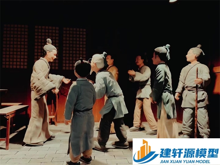 罗定喻侃压粮饷军场景