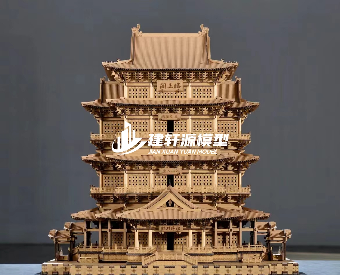 罗定古建木质模型制作