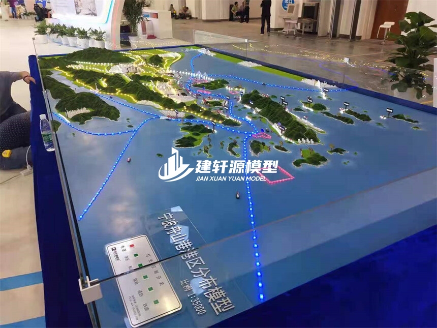 罗定地形地貌模型