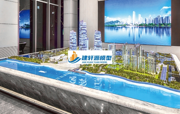 罗定富春-金茂星外滩模型