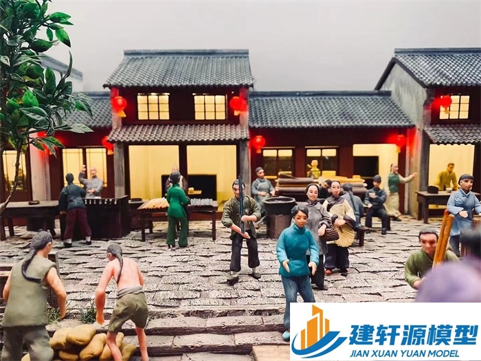 罗定香市微缩模型