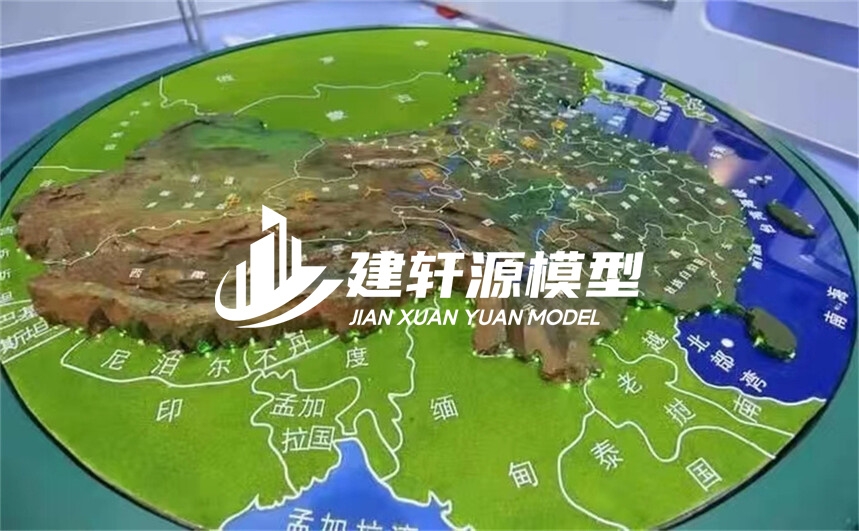 罗定地形模型制作